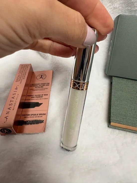 Anastasia Beverly Hills Bundle Eyeshadow Lip Gloss and Brow Definer New In Box - Picture 7 of 12